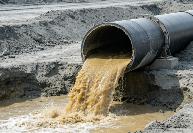 Mining Engineering · HDPE Drainage and Slag Discharge Pipes