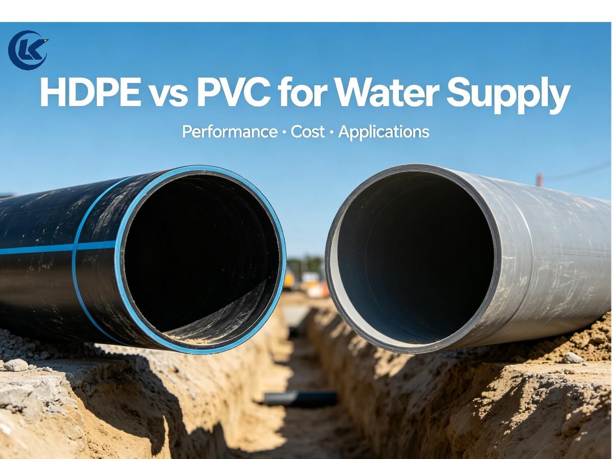 HDPE Pipe vs PVC Pipe for Water Supply: Performance, Cost and Application Comparison